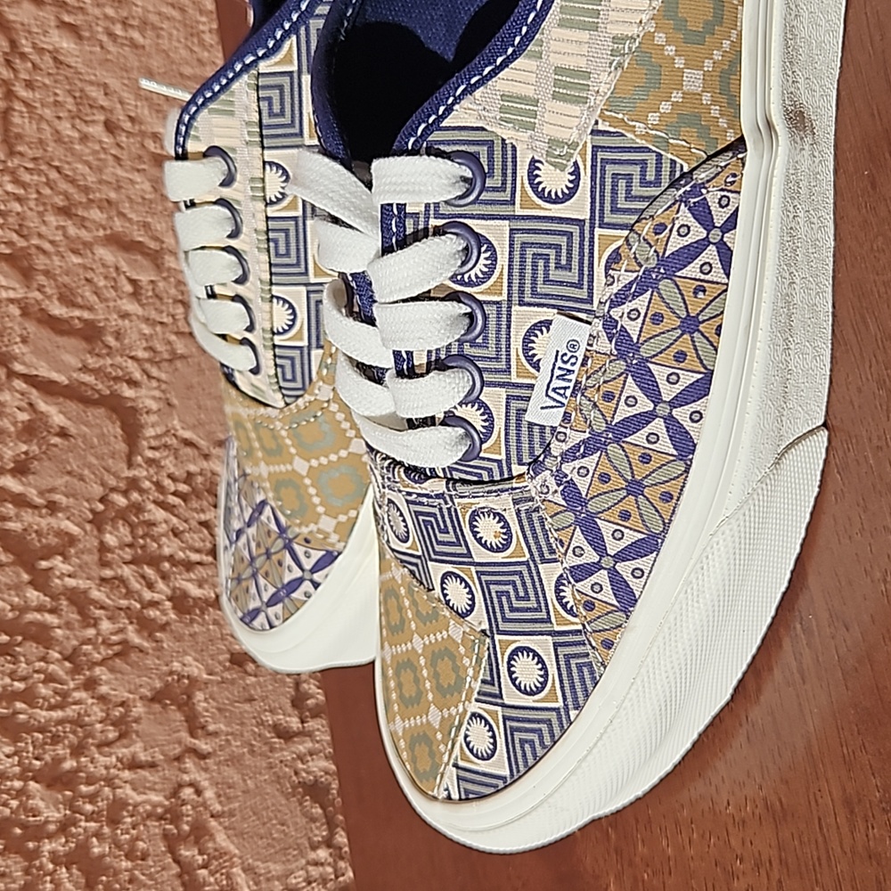 Vans authentic Patchwork Unisex sneakers tennis shoes size M6.5 /Wo'n 8 - Picture 4 of 14
